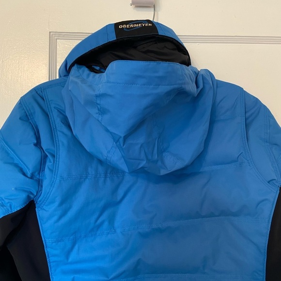 Obermeyer Goose Down Waterproof Snow Puffer Jacket Size 8 - Picture 12 of 16